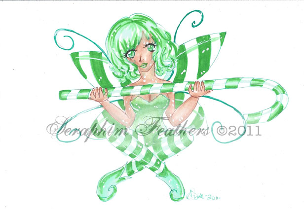 Candy Cane Fairy by Miss Ava